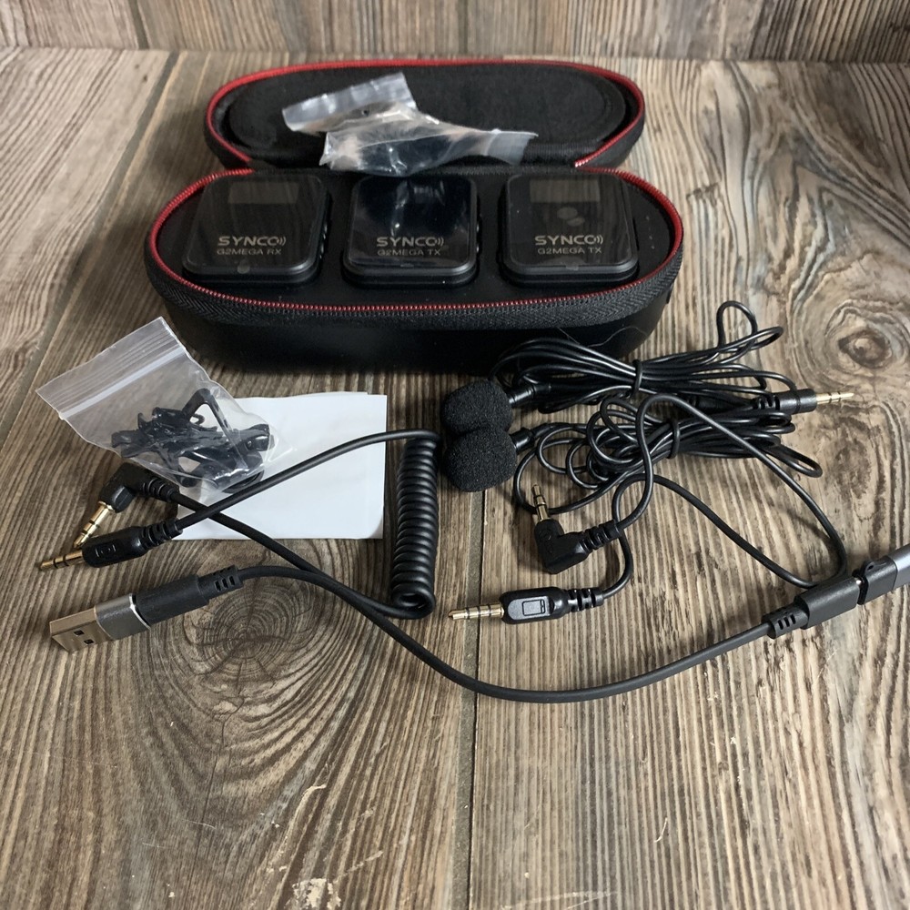 SYNCO G2A2MEGA Wireless Microphone 8GB Storage For Camera Video Recording