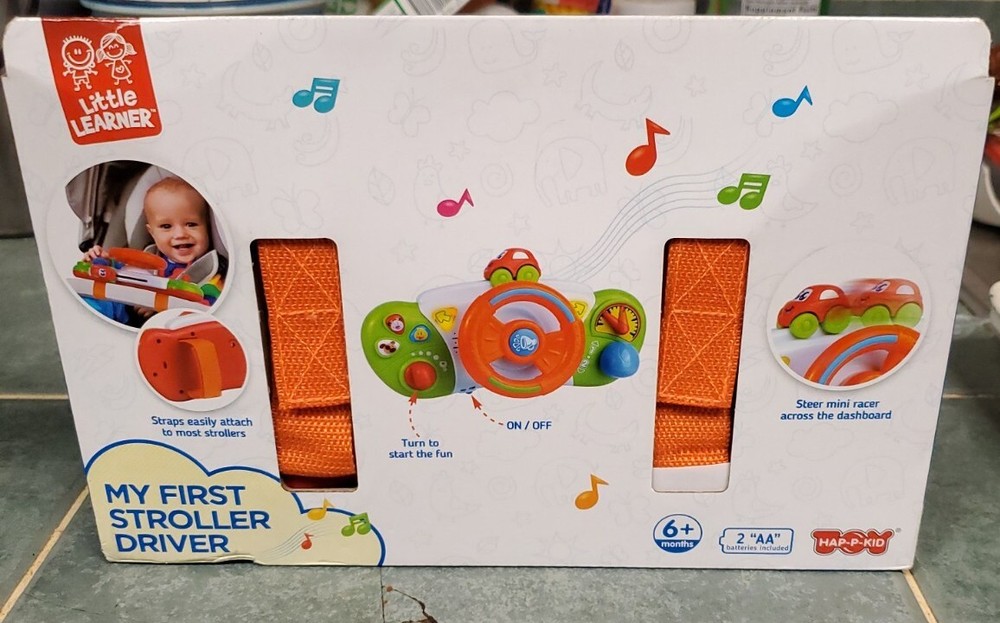 Little Learner My First Stroller Driver Stroller Attachment NIB Unopened