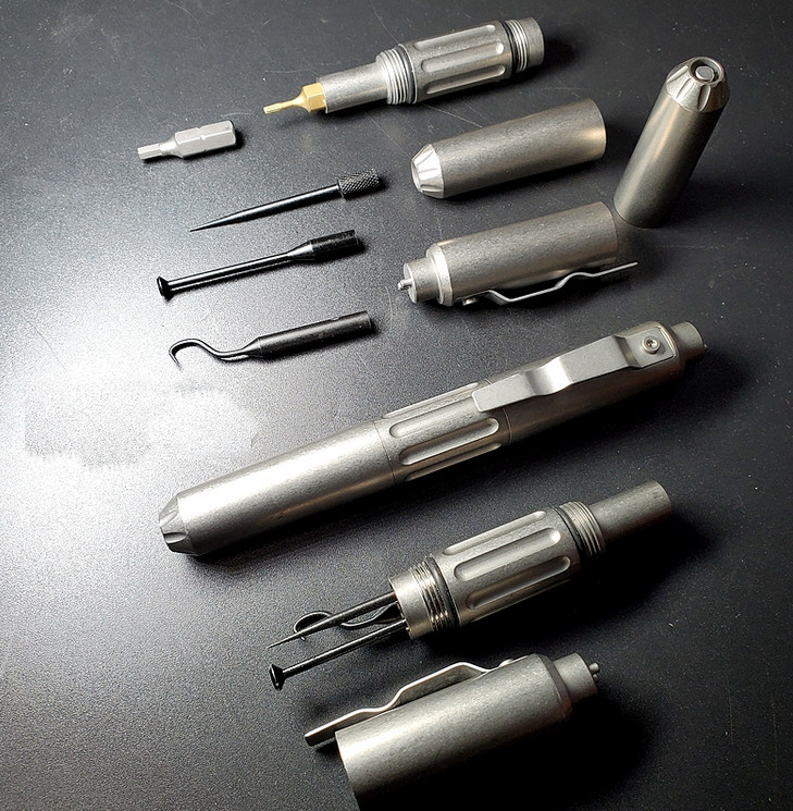 New EDC Titanium Alloy Hook Screwdriver Bit Tactical Multi-functional Tools