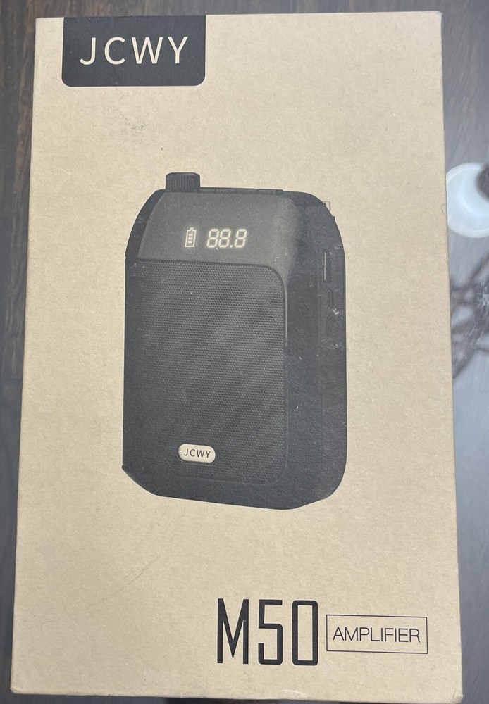 Wireless Voice Amplifier, 15W Rechargeable PA System (2400mAh) with UHF Wirel...