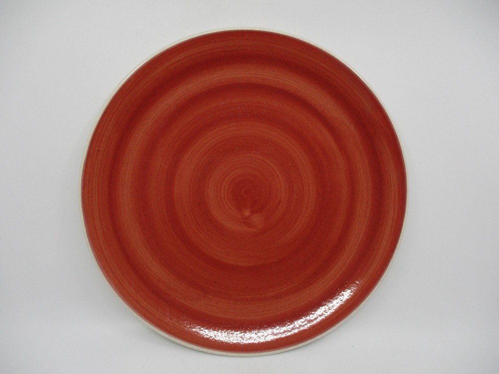 GAIL PITTMAN DUETS RED DINNER PLATE - 11"  0612E