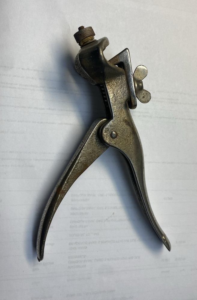 Vintage Adjustable Saw Set  Sharpner