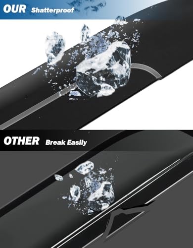 Low Profile Rain Guards Compatible with 2024 2025 2026 Tacoma Double Cab