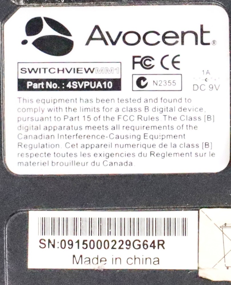 (Bundle of 2) Avocent 520-334-002 Switch / 4SVPIA10 Interface Module