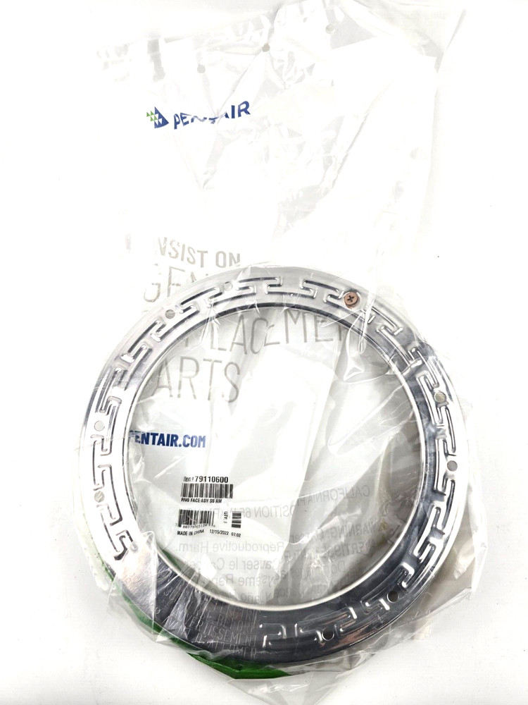 NEW Genuine Pentair Ring Face Assembly S.S. 79110600 Pool Spa Light