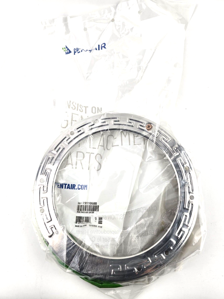 NEW Genuine Pentair Ring Face Assembly S.S. 79110600 Pool Spa Light