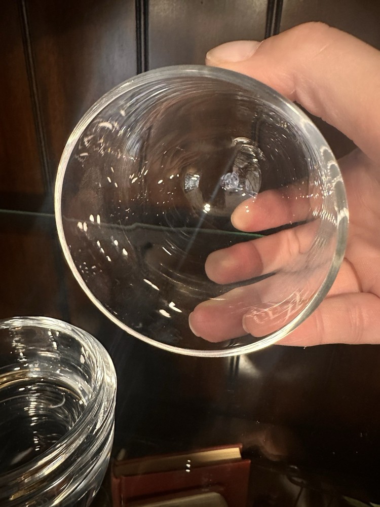 Glass Dome Terrarium 5” Thick Solid Clear Base For Plants
