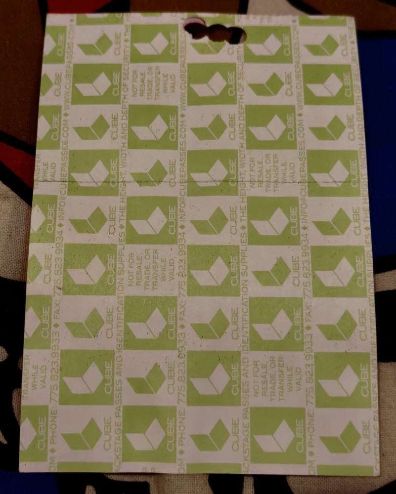 BON JOVI - HAVE A NICE DAY TOUR - DECEMBER 12, 2005 - PHILLY - WORKING PASS