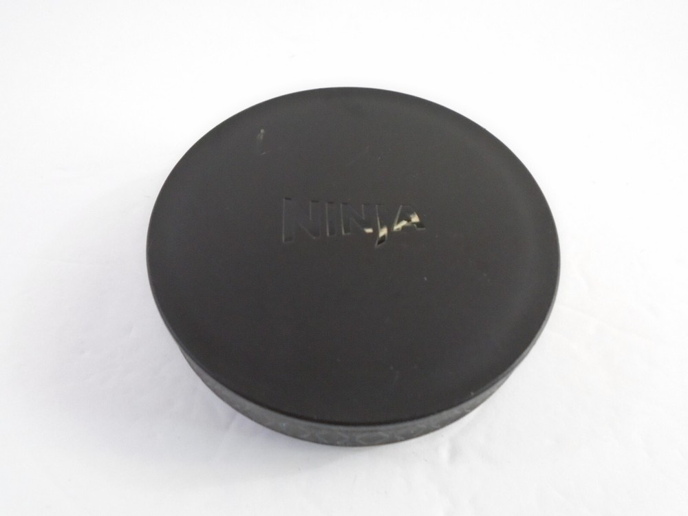 NINJA BLENDER Replacement Black DRINKING LID ONLY for Drinking Cup 3" Inch Solid