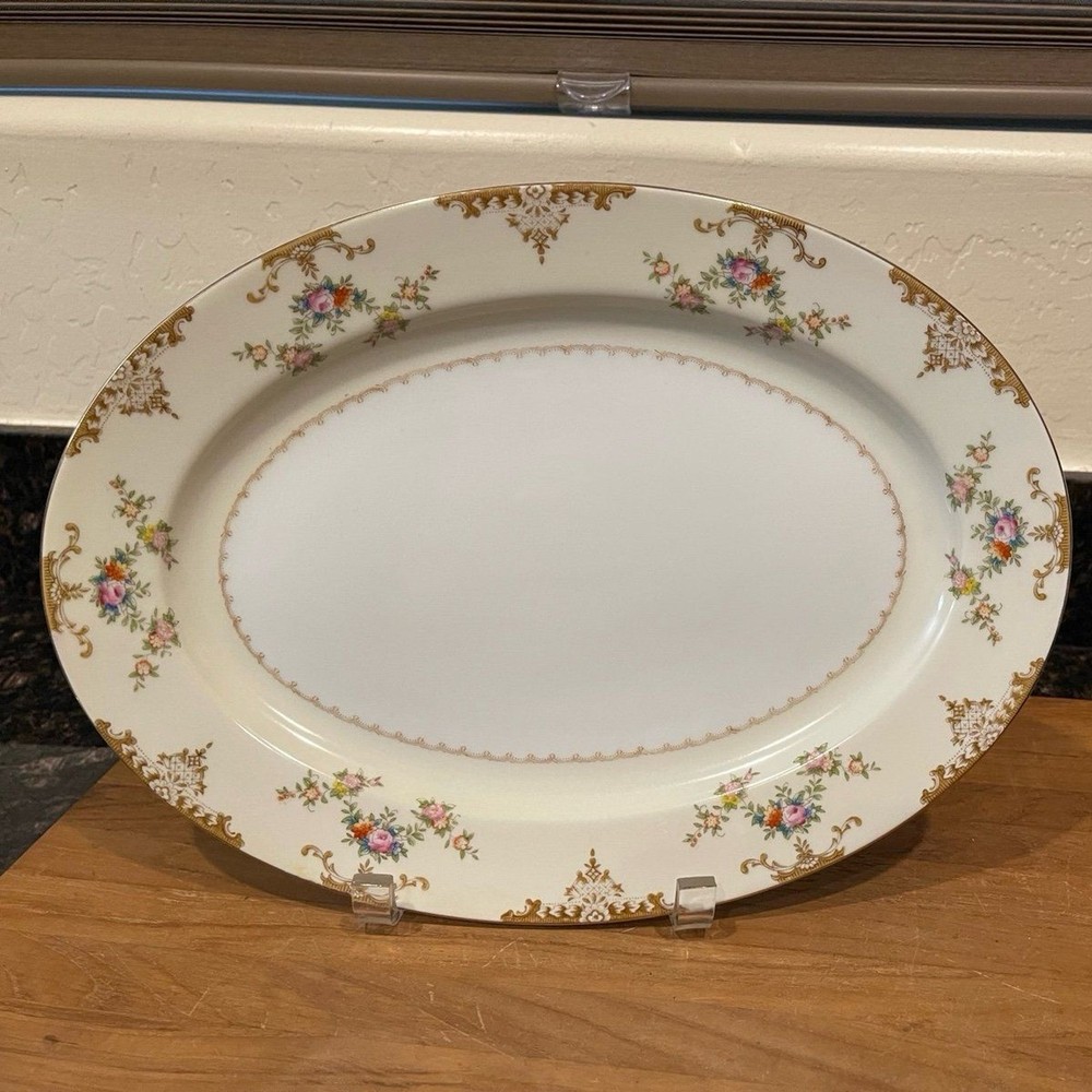 Vintage Meito China Oval Serving Platter