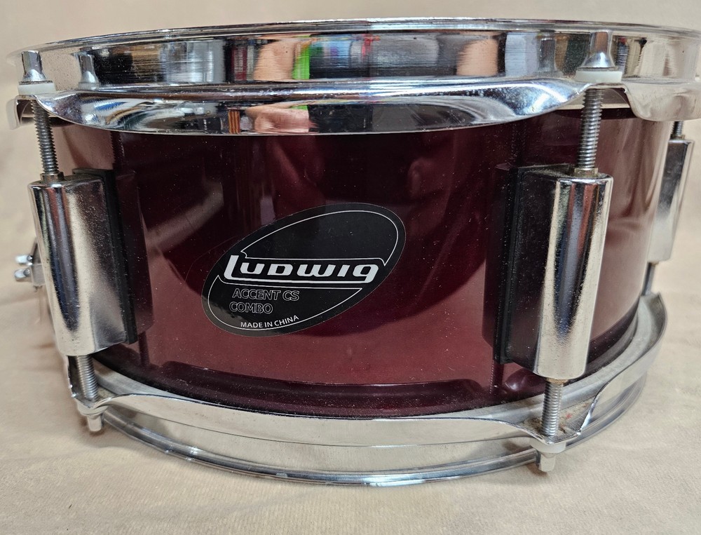 Ludwig Accent CS Combo Wine Red Drum 12” Snare Drum Junior