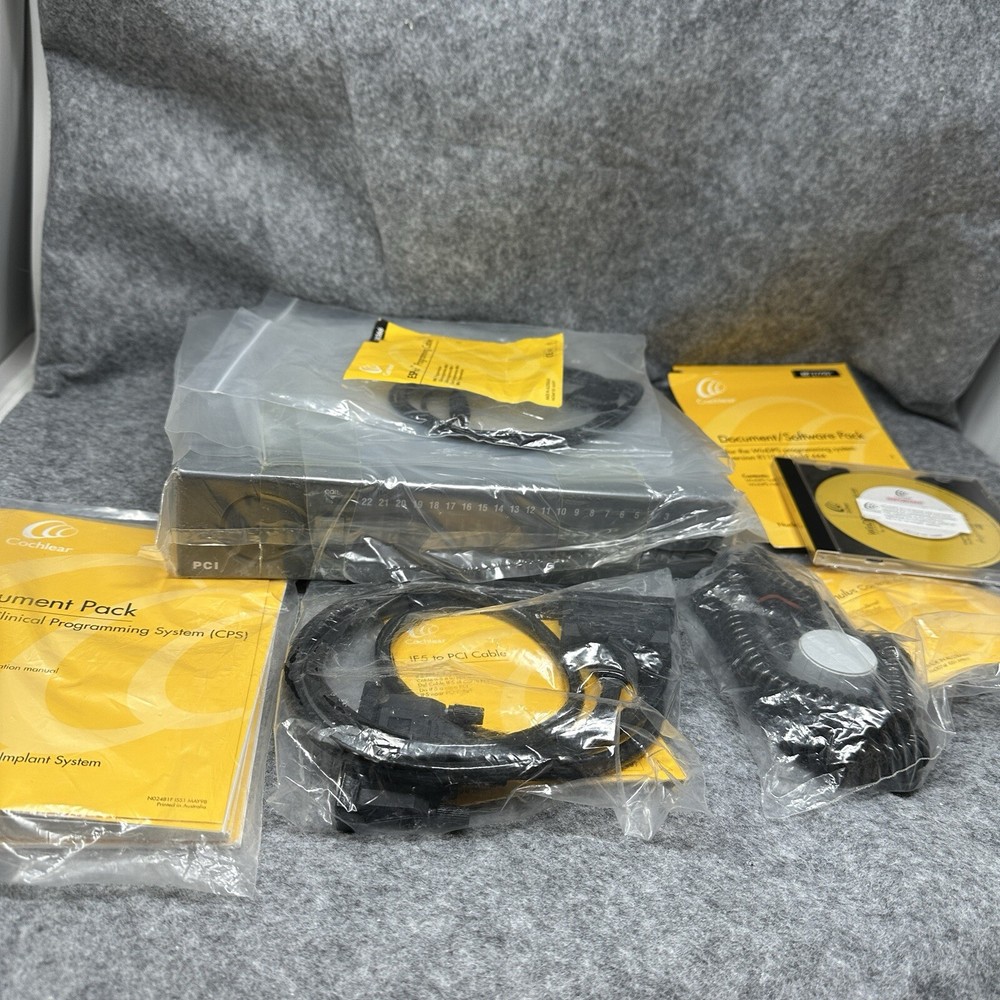 Cochlear Nucleus Bundle Processor Control Interface Cables Control Knob Software