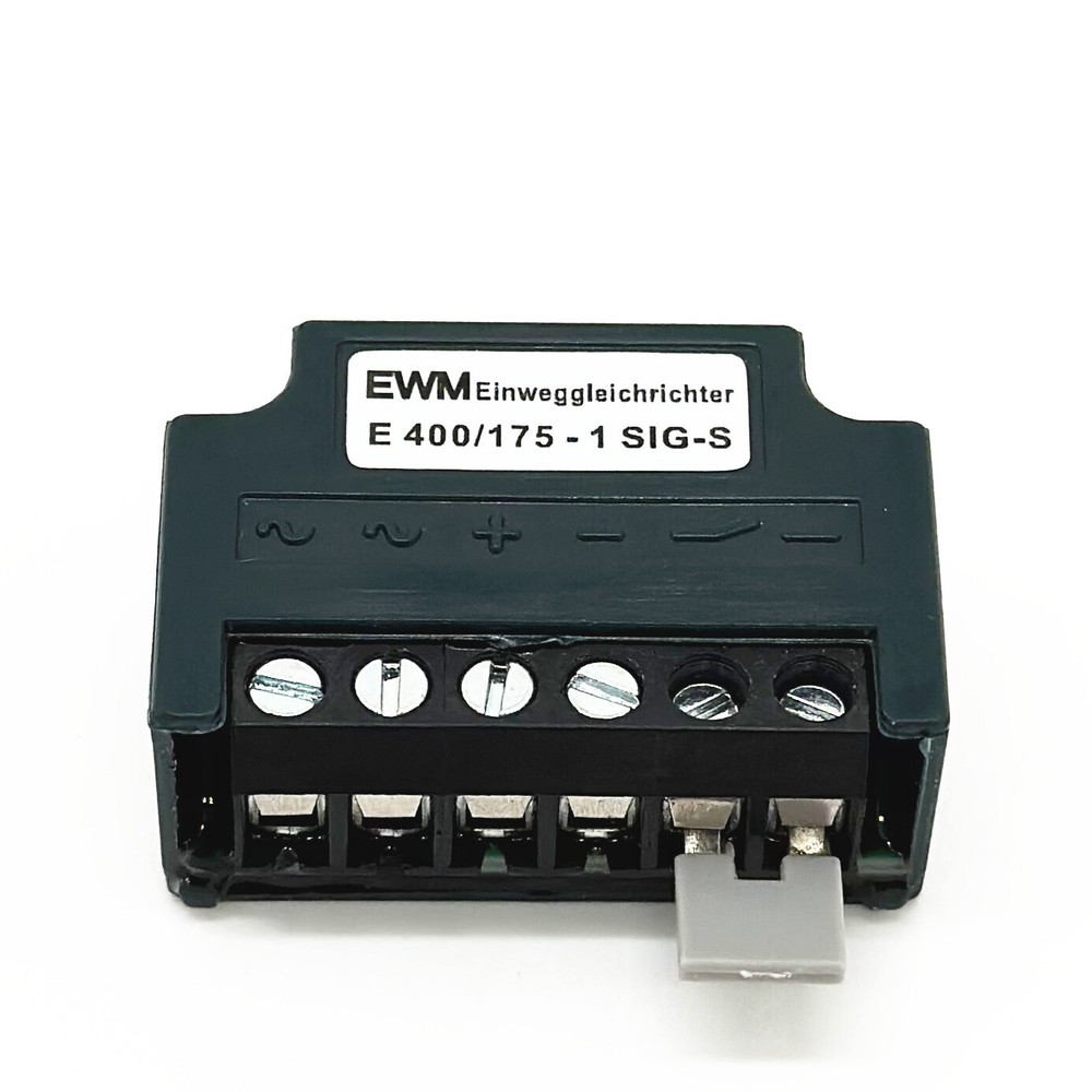 EWM Way Rectifier E 400/175-1 Sig-S Motor Half-wave Brake Rectifier Module-