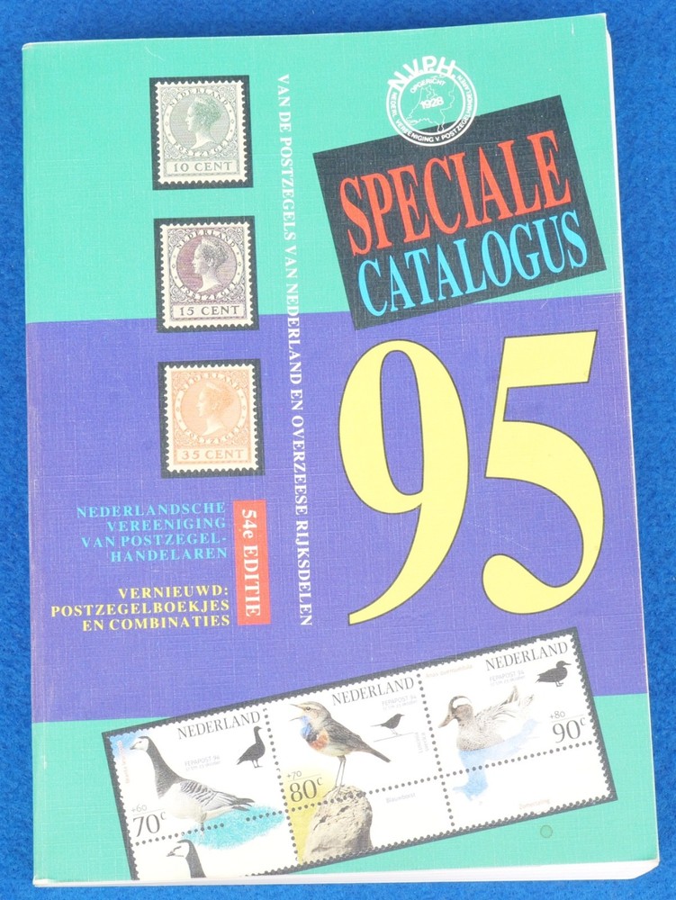 Netherlands Stamp Catalogue - 1995 edition - Colour 600 pages in Dutch Language