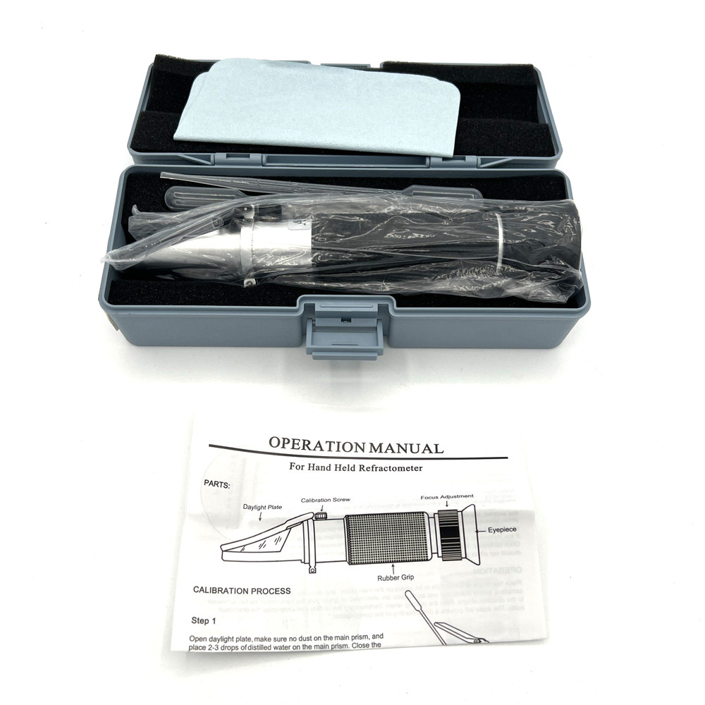 0-32% ATC Refractometer Brix Beer Fruit Juice Sugar Tester Meter Tool US