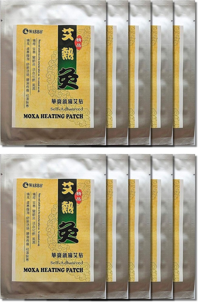 Wabbo - Moxa Heating Patch - 10 Patches Per Box