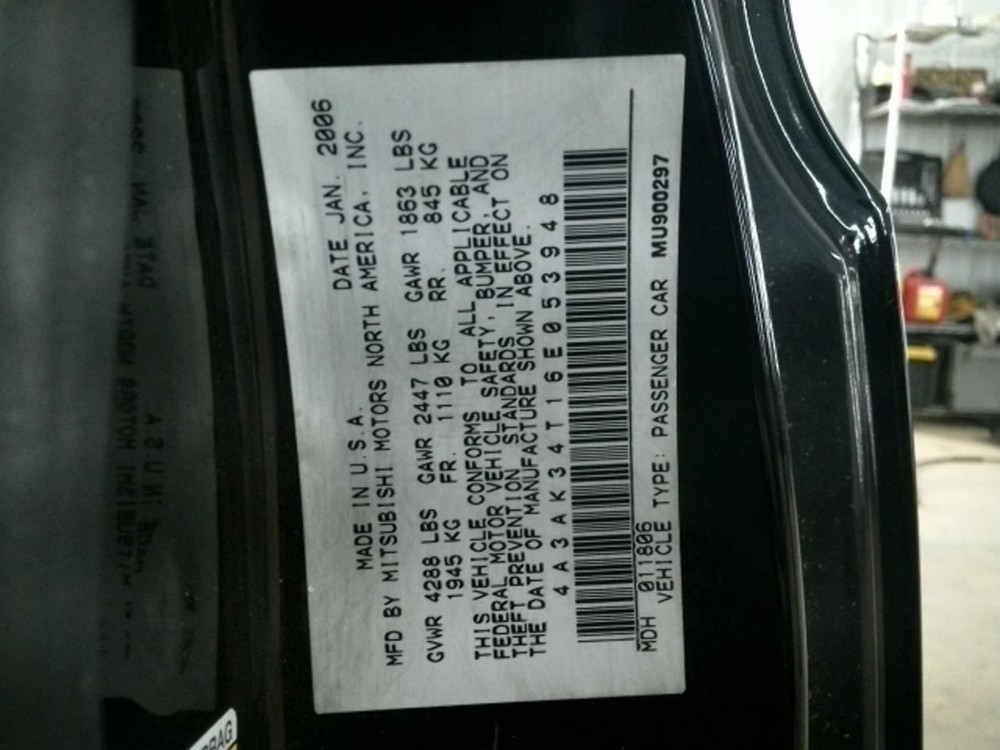 Stabilizer Bar Rear Fits 06-12 ECLIPSE 104878151