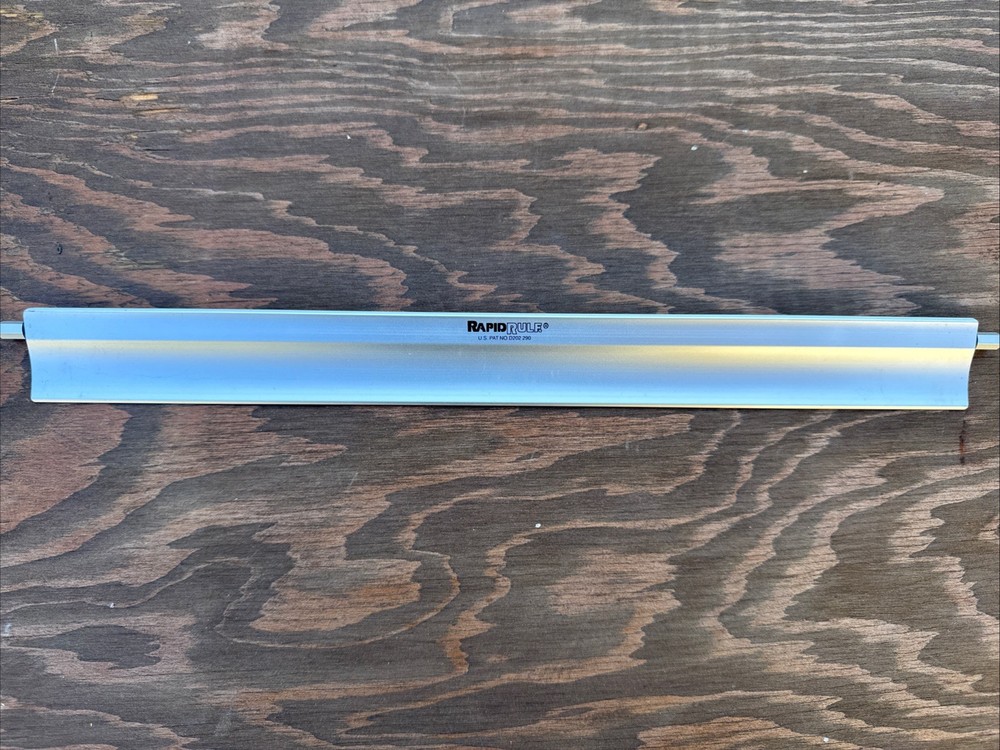 Rapid Rule 12” Drafting Architecture Adjustable Rotate Ruler ~ NICE!