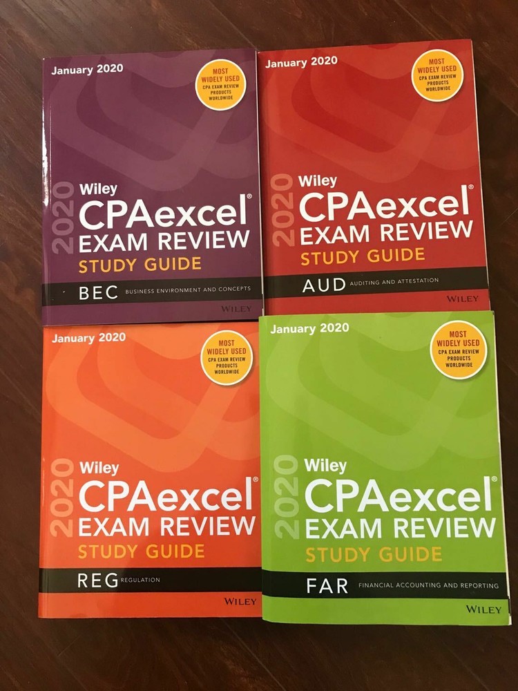 Wiley CPAexcel Exam Review January 2020 Study Guide: FAR, REG, BEC & AUD