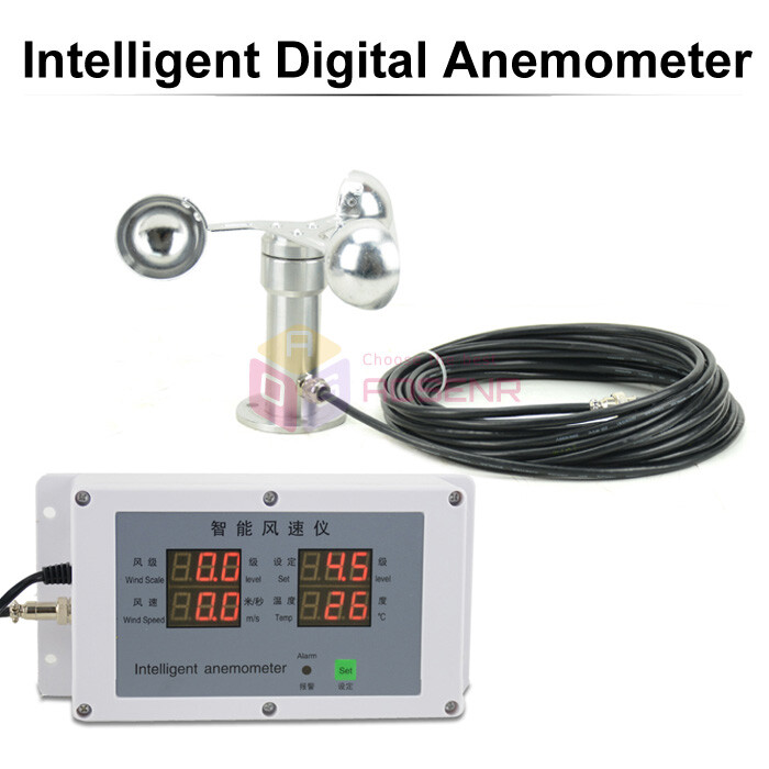 Wind Speed Meter Wind Sensor Intelligent Anemometer Weather Body Cup Anemometer