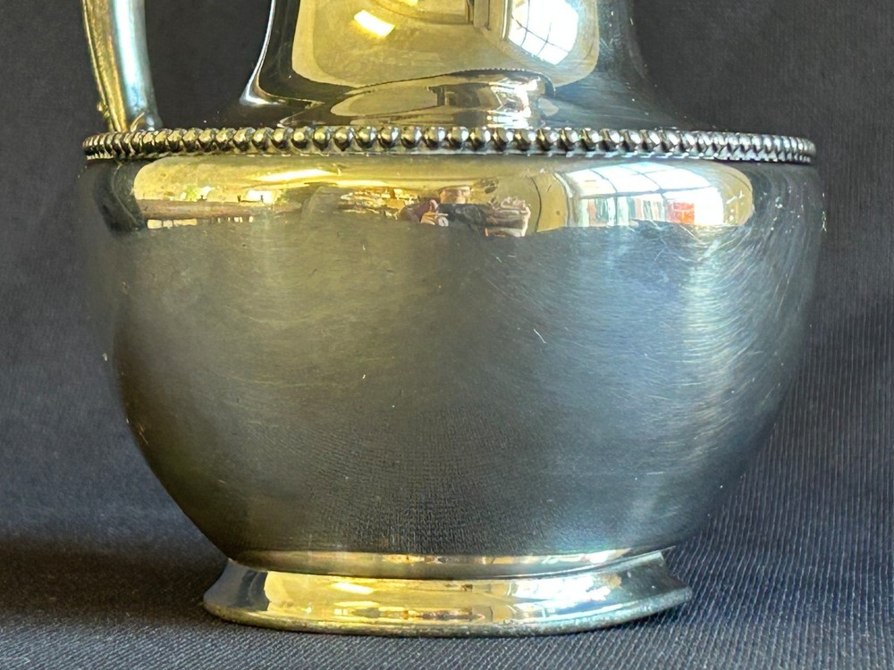 Superior Silver Co. Quadruple Plate Syrup Pitcher