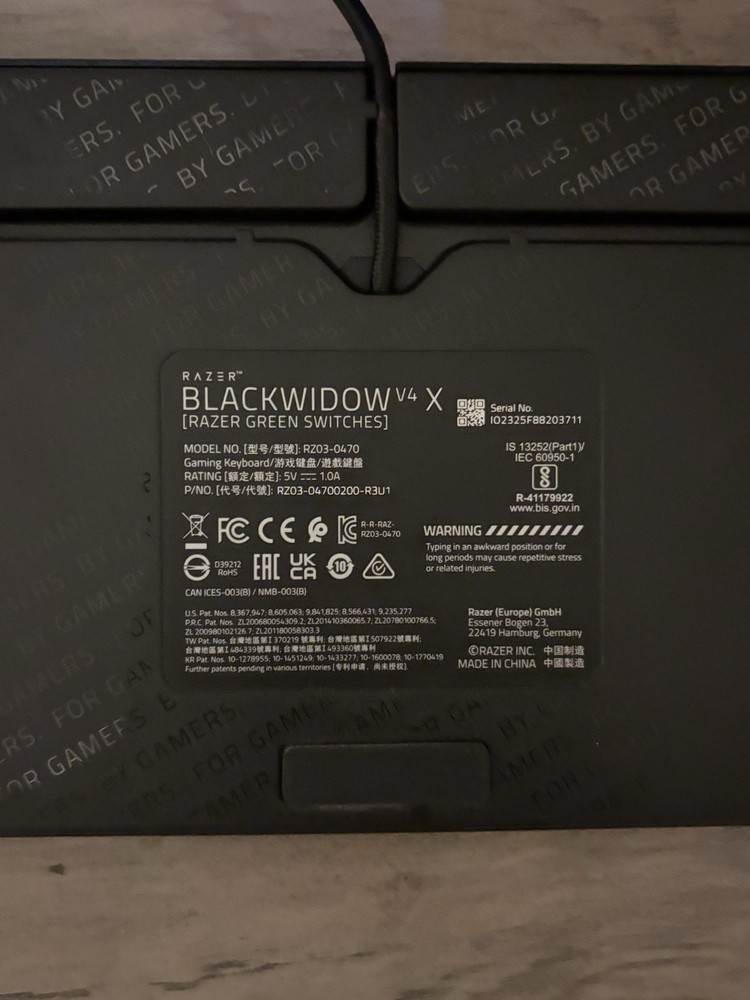 Razer BlackWidow V4 X Gaming Keyboard & SteelSeries Mouse Bundle