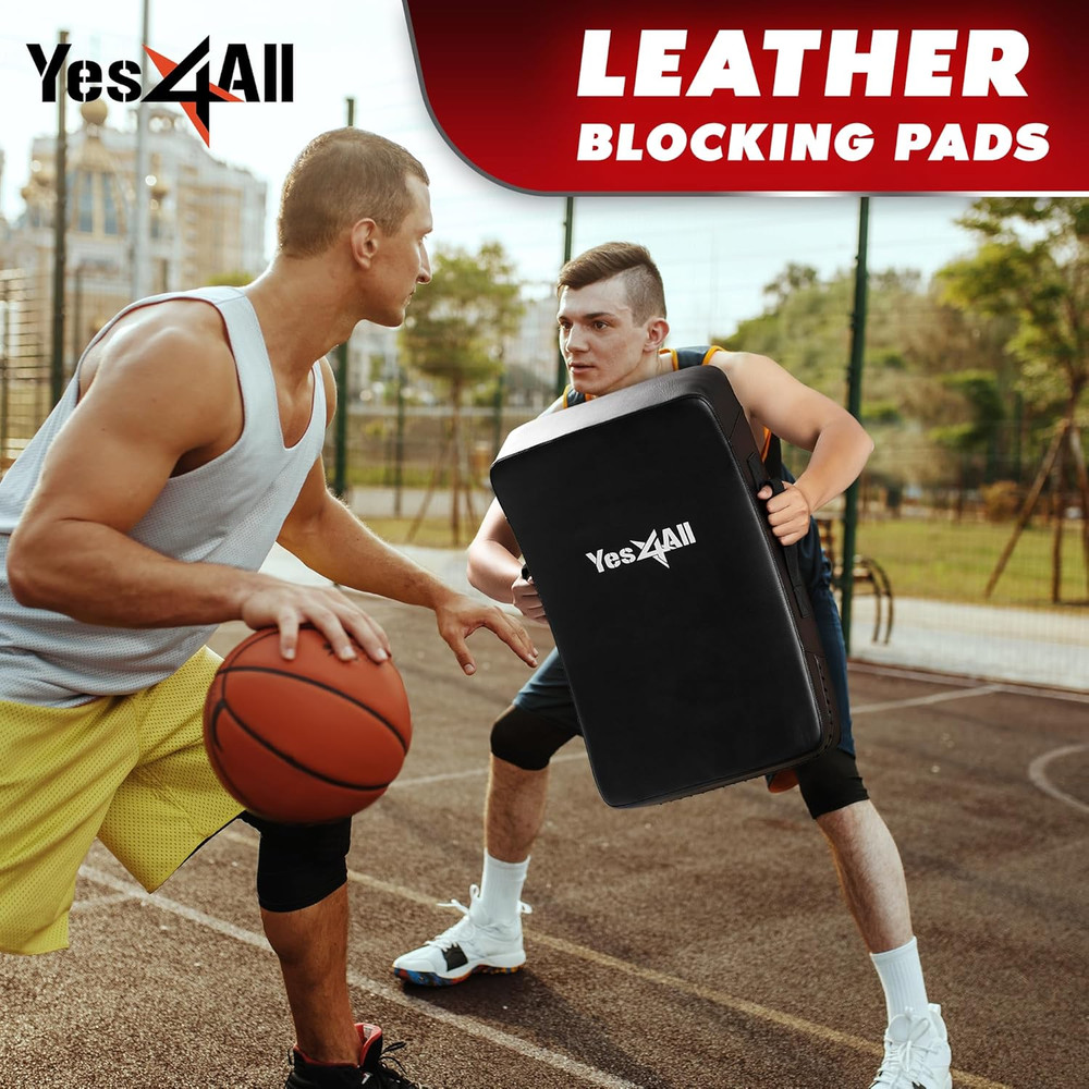 Blocking Pad, Solid Rivets & Durable Leather Shield Pads, American Football. Bas