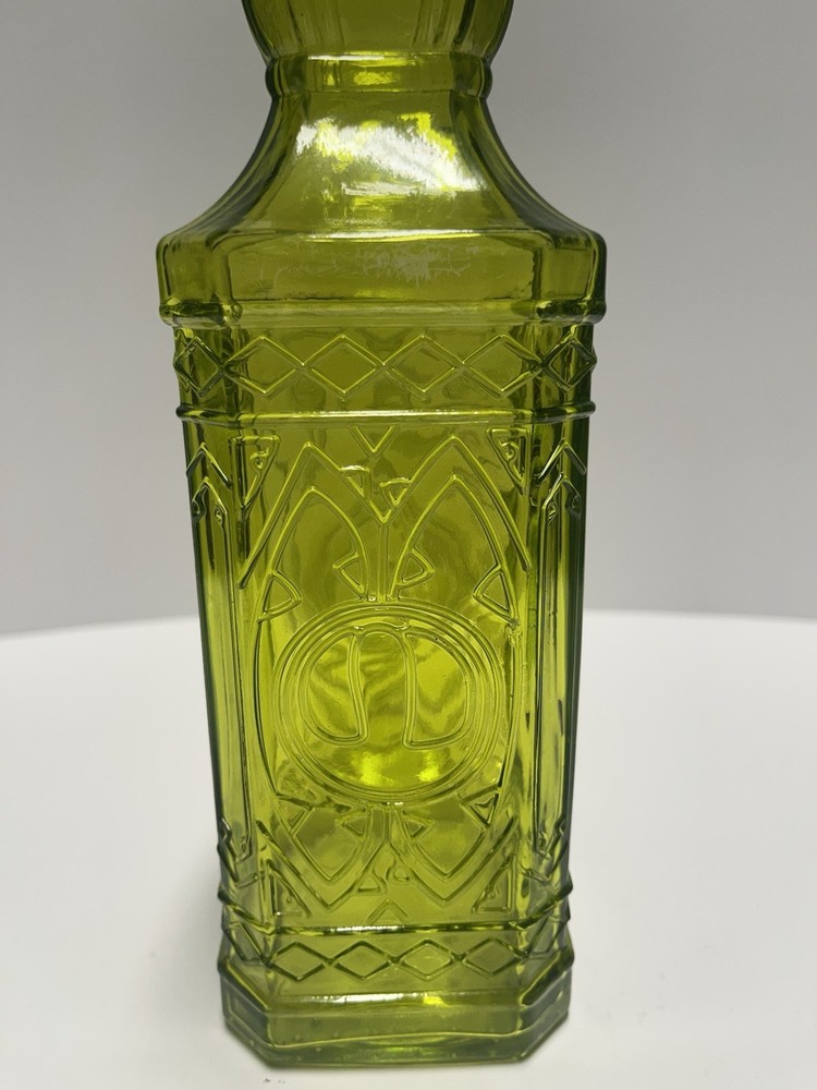 2 Craft Bottles Blue And Green
