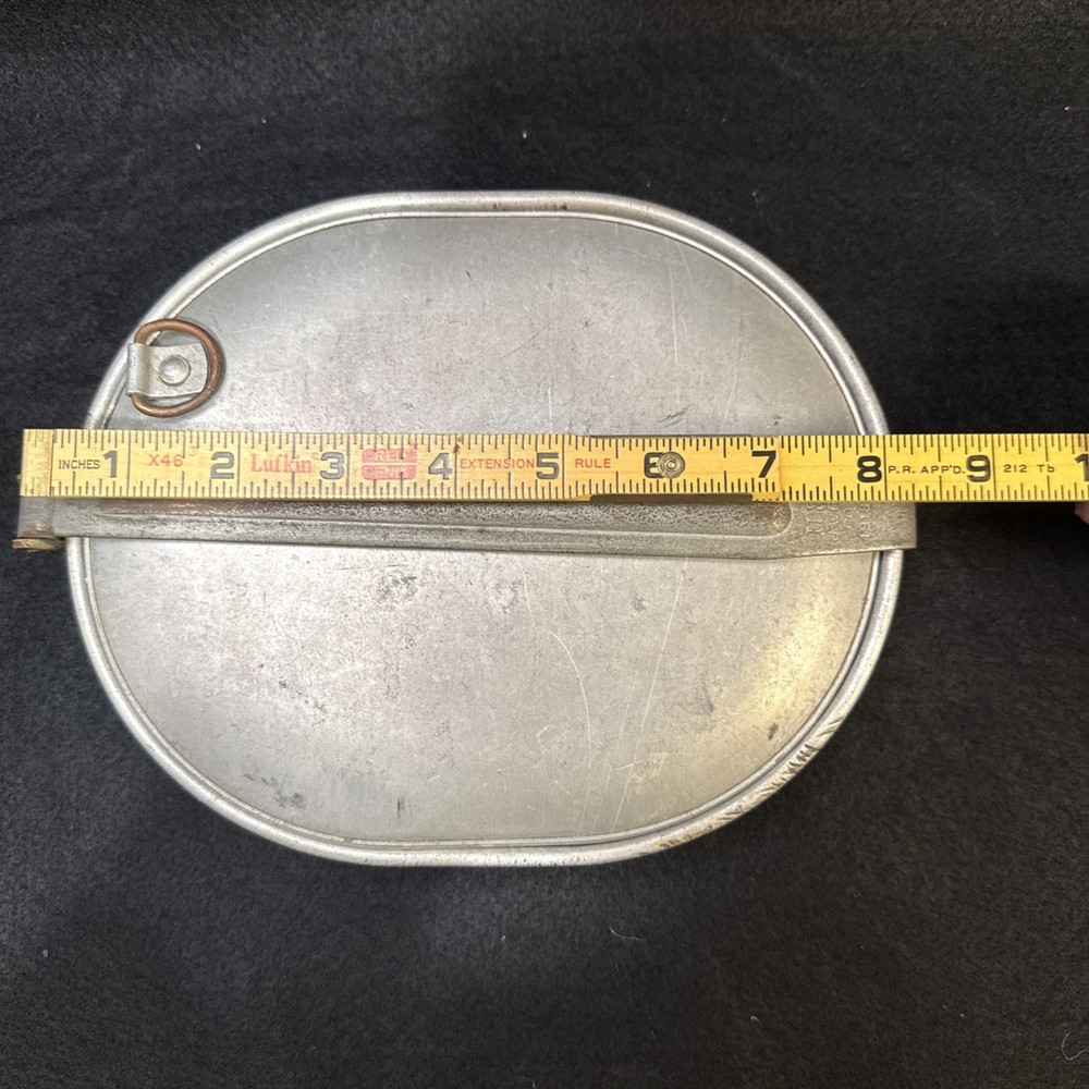 Vintage US Army M1918 Mess Kit with utensils. Used