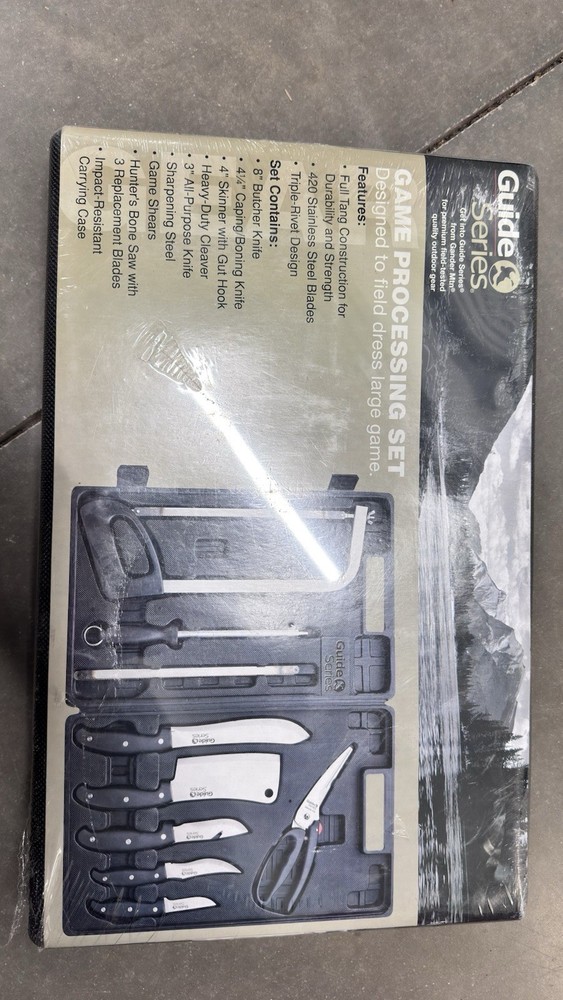 Wild Game Processing Kit For Field Processing
