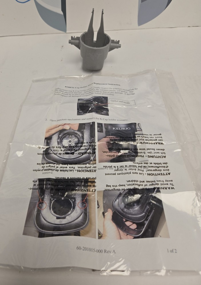 1 New K-CUP HOLDER PIVOT 5000051221