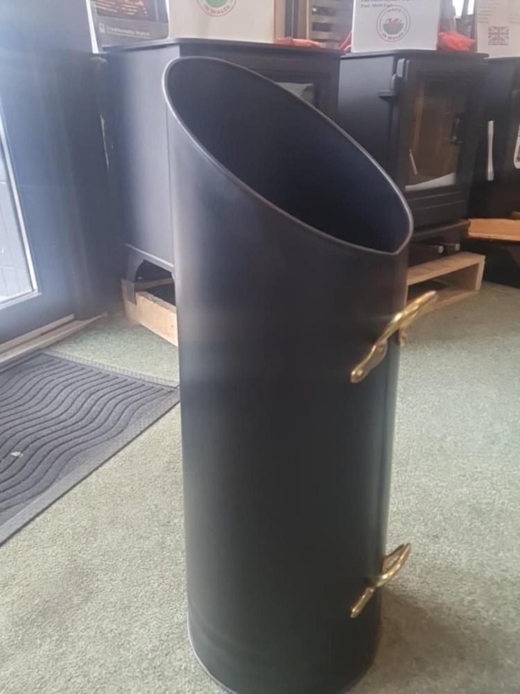 59cm Large Coal Hod With Brass handles