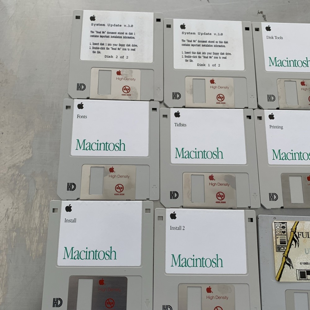 Apple Macintosh Software Floppy Disks