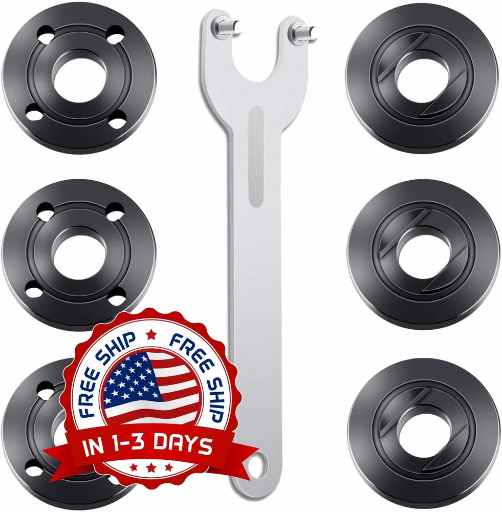 Juego De 7 Tuercas Para Amoladora Angular, Llave Para Amoladora Angular, Tuerca.