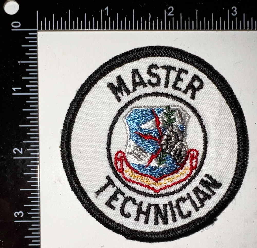Cold War USAF US Air Force SAC Master Technician Patch