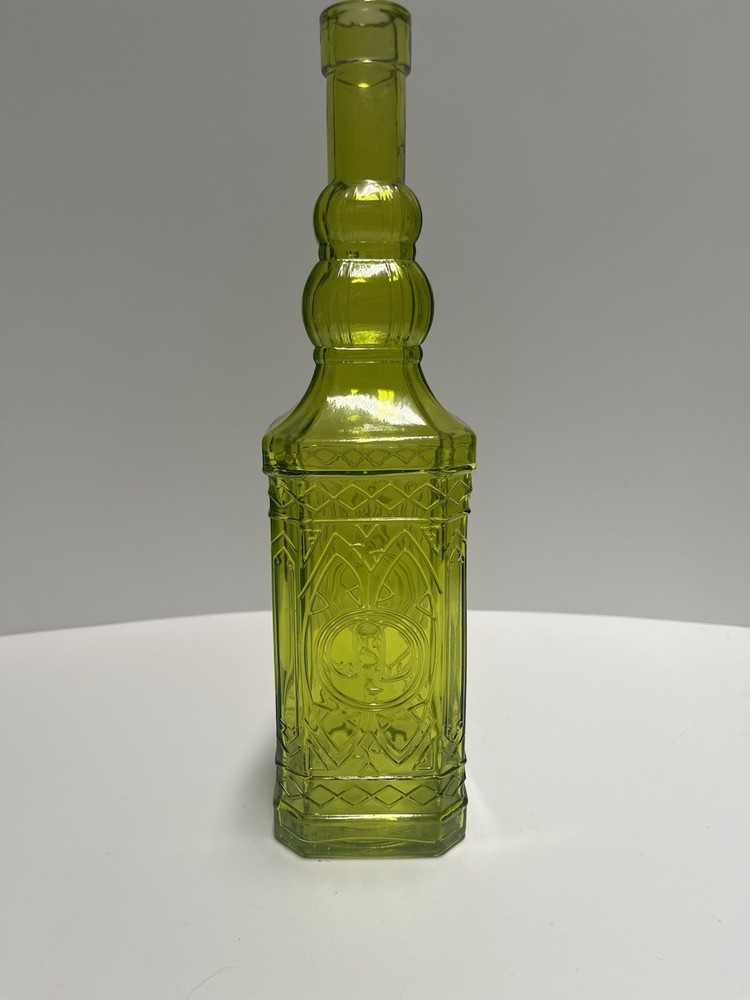2 Craft Bottles Blue And Green