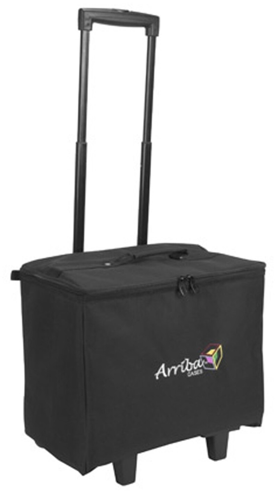 Arriba ACR16 Multi-Purpose Stackable Rolling Case W/ Wheels (16"X10"X14") New