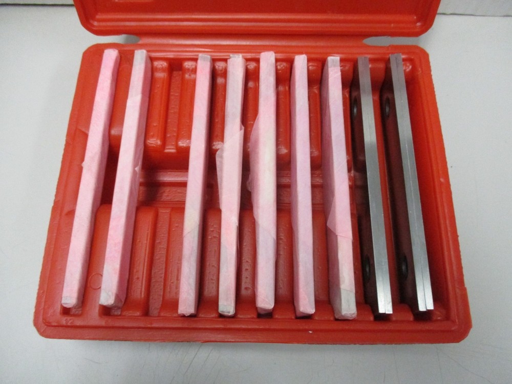 (9) 1/8" Matched Pairs Precision Parallel Sets 1/2" - 1-5/8" Missing 3/4" Set