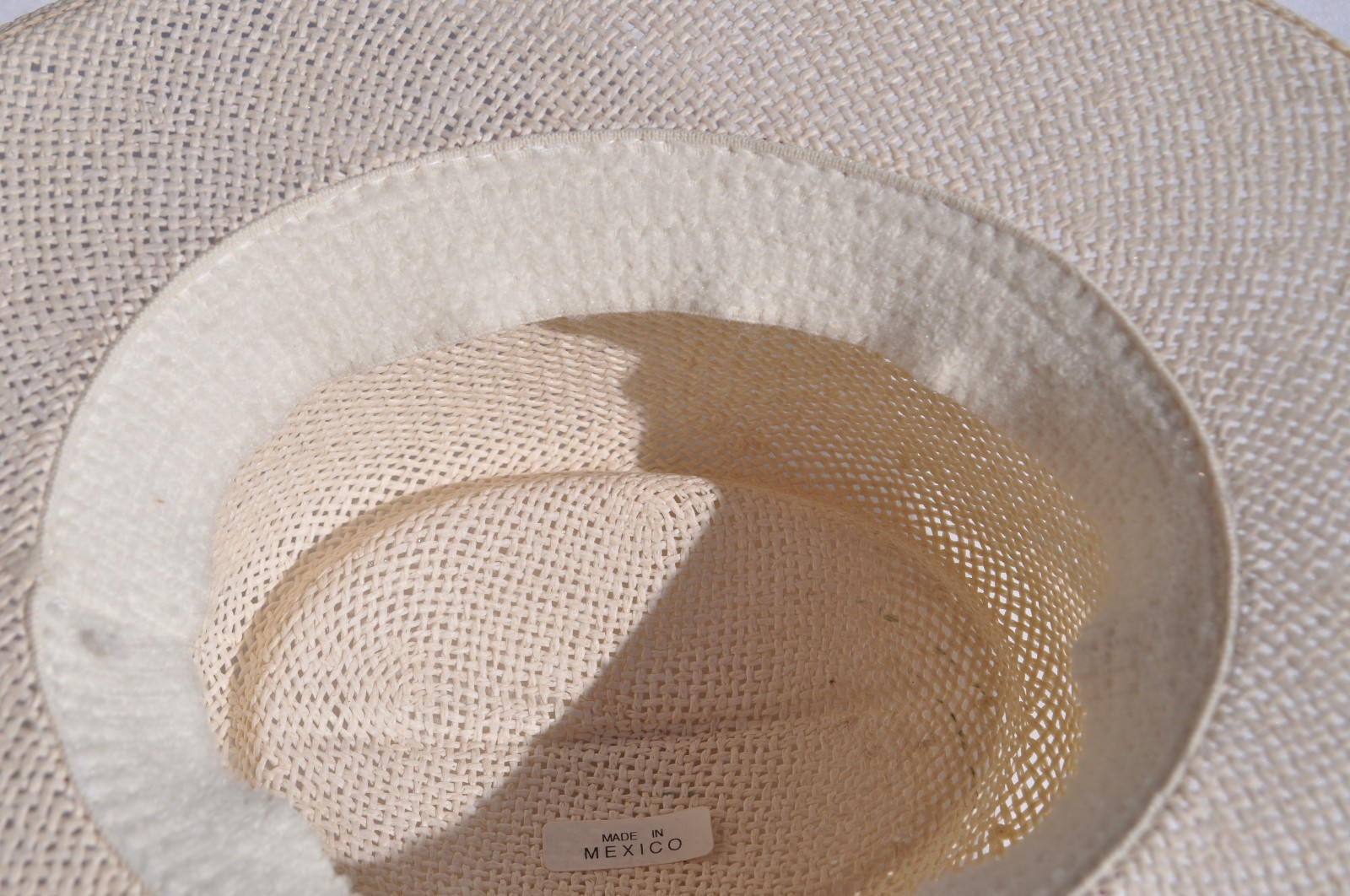 Vintage New, Unused Conoco Straw Hat W/ Headband Gas Service Classic Memorabilia