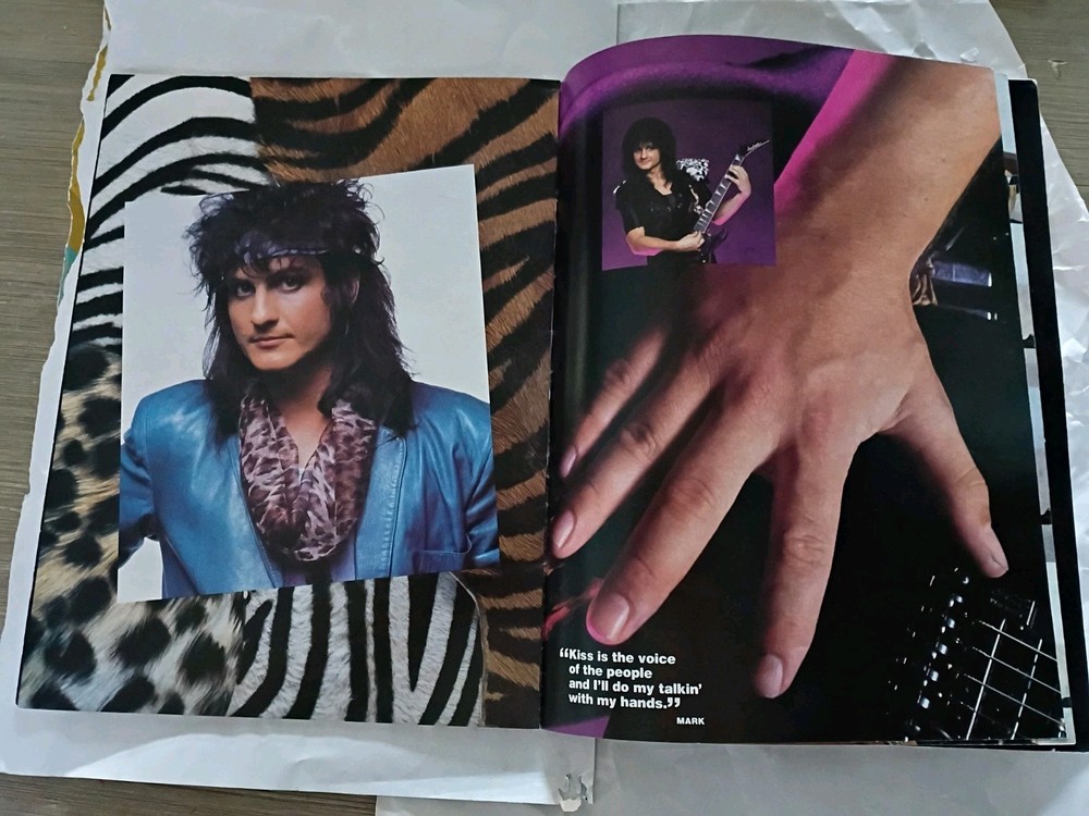 Kiss Animalize 1984 1985 Mark St John Version Tour Book Program