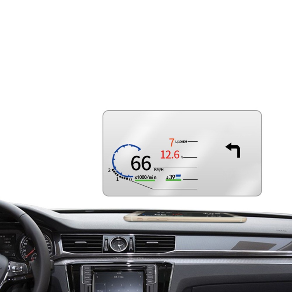 HUD Window Reflective Film Windshield Screen Transparent