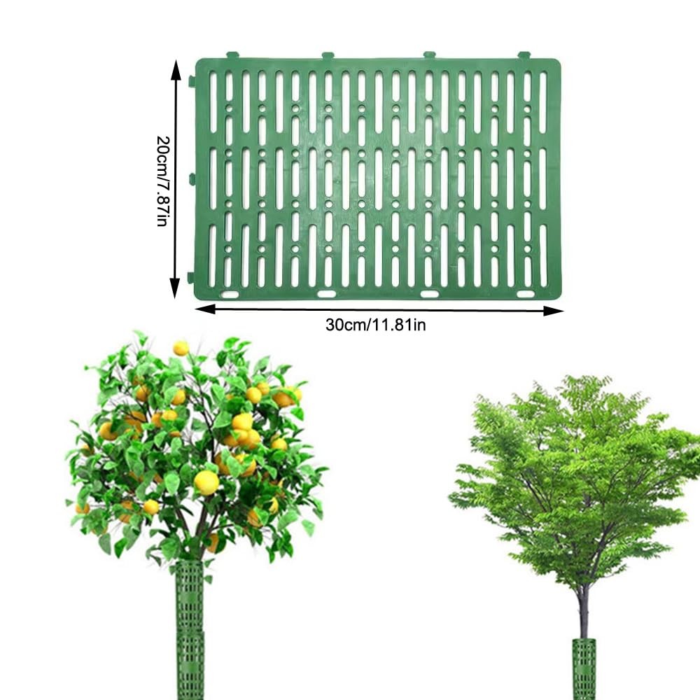 2 Pack Plastic Tree Trunk Protectors Wrap New Tree Protector Guards Barrier