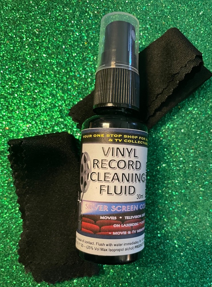 Vinyl Record Cleaning Solution Made in Oz plus Microfibre Cloths Free Post