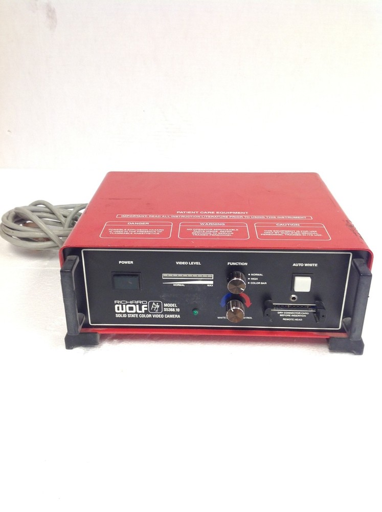 Richard Wolf S5368.10 Solid State Video Camera, WORKING FREE SHIPPING