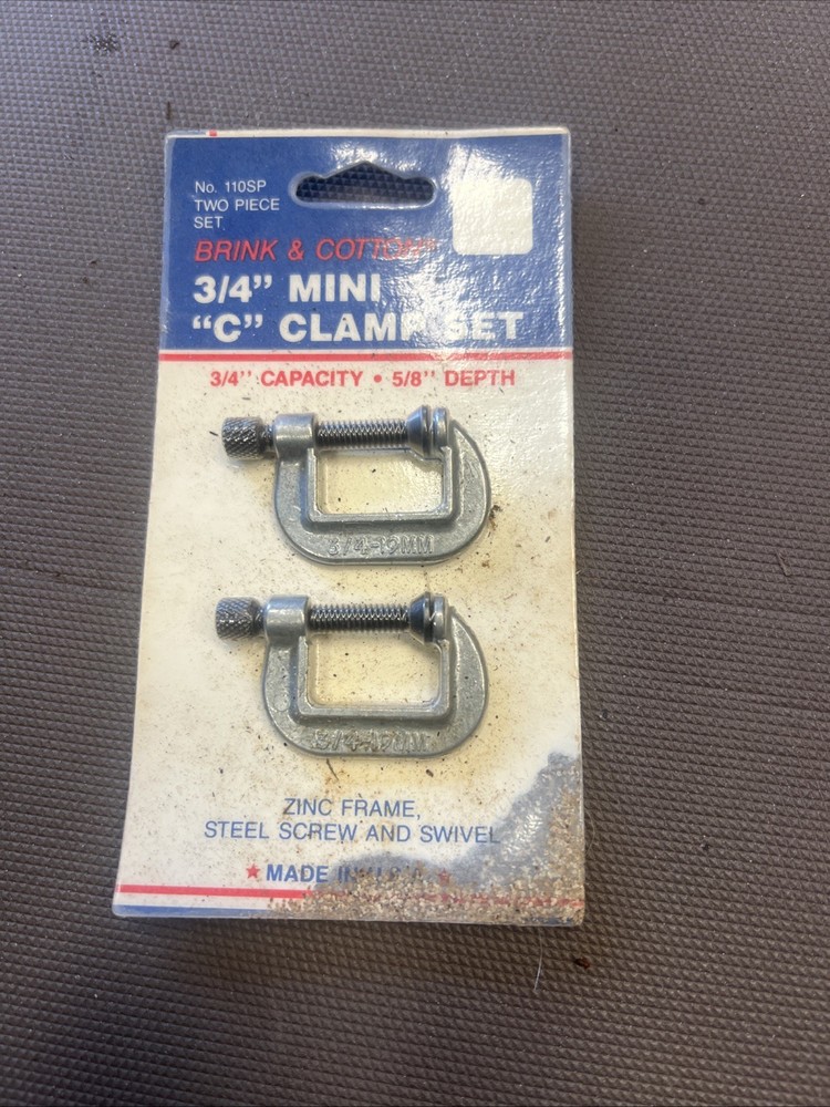 brink &cotton 3/4 Mini clamps