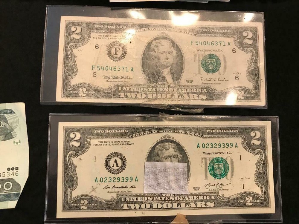 rare paper currency from several countries