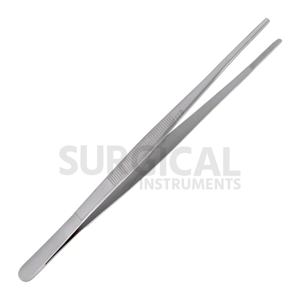 Handy 8" Extra-Long Tweezers Instruments Thumb Forceps Stainless German Grade