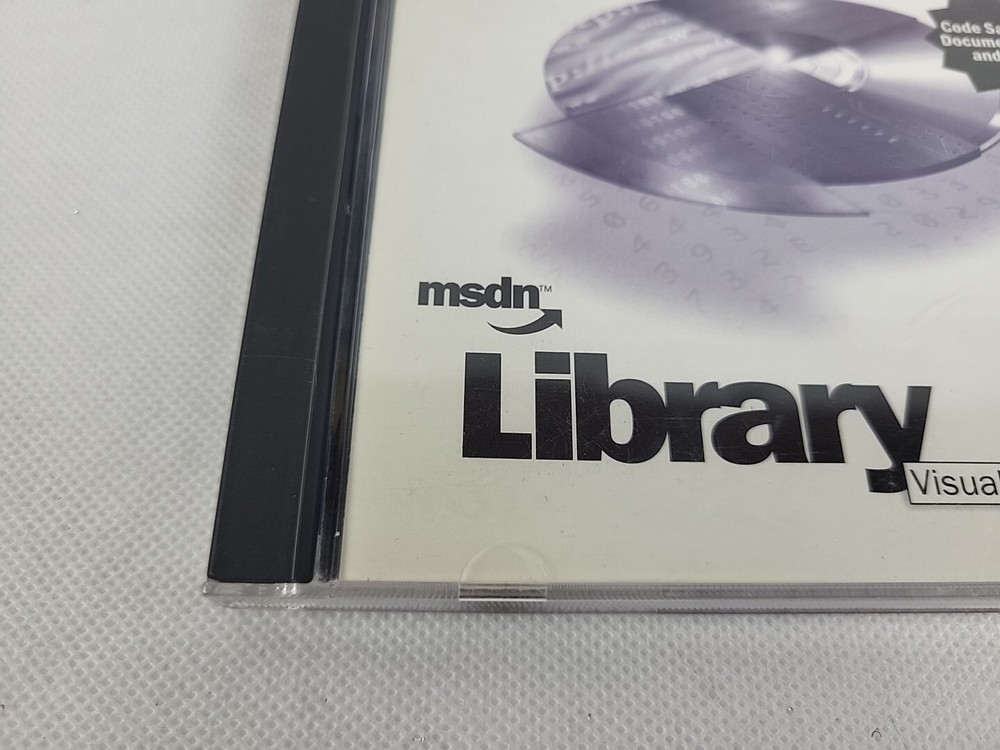 Microsoft MSDN Library Visual Studio 6.0 2 Disc With Code Tested and Working