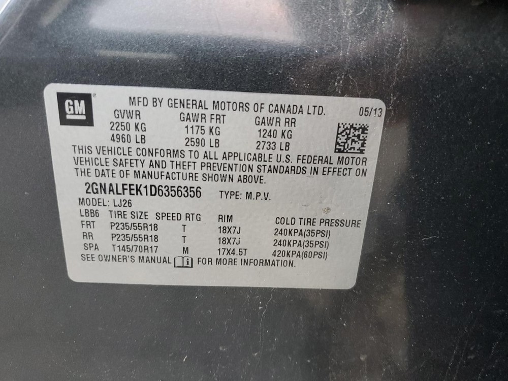 Camera/Projector Front View Camera Fits 13-14 SRX OEM