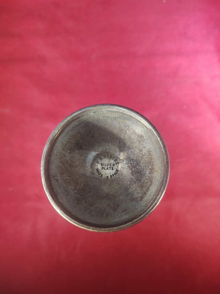 Vintage FB Rogers Silverplate Chalice Goblet Made in Spain Read Description